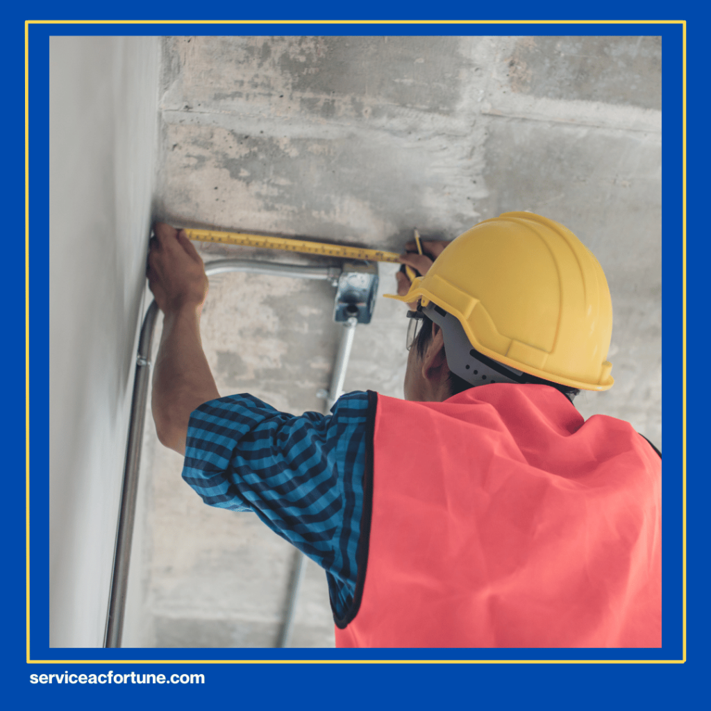 Penggunaan insulasi pipa berkualitas agar AC tidak bocor dari tembok.